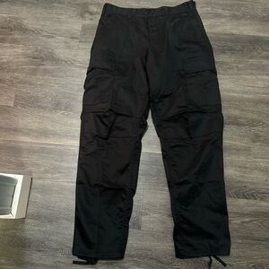 Military Black Cargo Pants Nice
